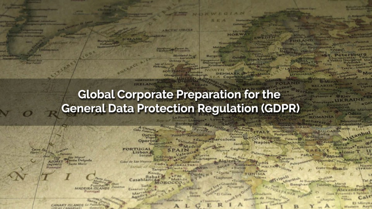 Global Preparation for the General Data Protection Regulation (GDPR ...